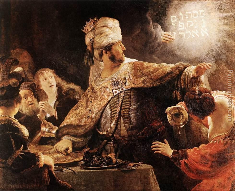 Rembrandt Belshazzar's Feast